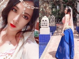 【蜗牛棋牌】根本中東公主!大眼正妹「Gogo狗狗」體驗不同風情,異域服飾也藏不住32E美胸!