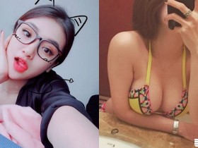 【蜗牛棋牌】老闆娘這樣賣!有「兩粒水滴奶」怎能不親自露一下?「網紅兼賣比基尼」福利有點厲害…