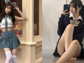 【蜗牛棋牌】日本正妹高校生「肌白膚美大長腿」 三國混血基因優勢將制服穿出誘惑