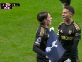 【蜗牛棋牌】各赛事四场不胜!热刺1-2富勒姆 泰特、威尔逊2分钟2球库杜斯建功