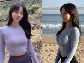 【蜗牛棋牌】「海邊甜美正妹」沙灘展現超美氣質!苗條身材回頭率滿分