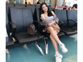 【蜗牛棋牌】好久不見「北一女神」蔡瑞雪!機場捕捉超美長腿照,嫩白皮膚水亮大眼 依然讓人暴動!