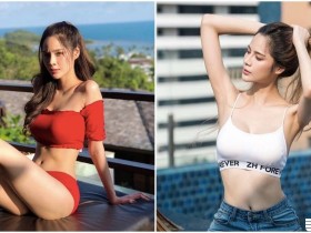 【蜗牛棋牌】性感正妹電力超強!養眼S曲線太火辣,事業線好深長啊!