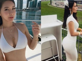 【蜗牛棋牌】外國人也凍未條的超辣body!韓裔正妹「Lucy Park」水蛇腰蜜桃臀真的好犯規