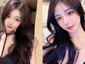 【蜗牛棋牌】溫柔正妹「臉蛋讓人迷戀」,黑色蕾絲裝展現「火辣氣息」!