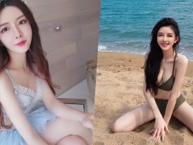 【蜗牛棋牌】正妹Una「做日光浴同時曬奶」,完美胸型比例「誘惑曝光」!