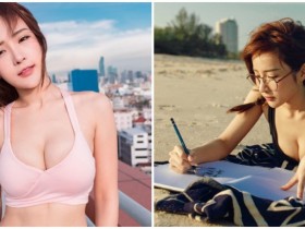 【蜗牛棋牌】進擊的美乳!「氣質系正妹」帶球下水嬌嫩欲滴的好身材,看得人心癢難耐!