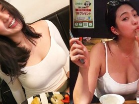 【蜗牛棋牌】超狂尺寸!天母櫃姐「上圍太豐滿」引路人側目!坐在她對面怎麼好好吃飯啊?