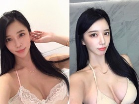 【蜗牛棋牌】南韓性感高挑「天菜大隻馬」泳池曬不科學S曲線 前凸後翹「葫蘆身型」只能用完美形容