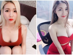 【蜗牛棋牌】正妹「白皙美乳」滿到溢出來!「完美低胸視角」殺爆全場啊!