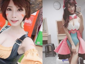 【蜗牛棋牌】正妹熱愛「角色扮演」胸前中路大開,驚喜深溝「份量十足」畫面超養眼!