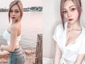 【蜗牛棋牌】安平漁港超火辣正妹老闆娘「Remi」,「側面S曲線」有夠養眼!