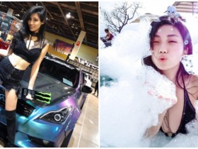 【蜗牛棋牌】火辣「長腿車模」還有「渾圓美乳」!完美身材加上陽光笑容,讓人無法招架的終極魅力!