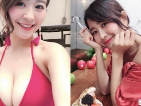 【蜗牛棋牌】甜美正妹有「巨乳級反差」?時尚部落客「郭圈圈」這溝有點兇啊!換比基尼整個不得了!