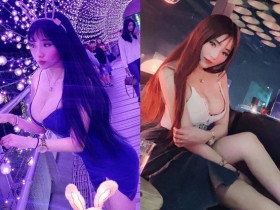 【蜗牛棋牌】搶先殺一波!性感兔女「林柔柔Mia」狂挺F級巨乳撼動耶誕城,噴辣畫面誰不眉眼帶笑?