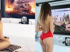 【蜗牛棋牌】殺很大!「電玩正妹」連線對戰霸氣露「渾圓翹臀」 網友:戰鬥力破表