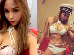 【蜗牛棋牌】時尚模特兒的逆襲!正妹「FeiFei」大尺度海軍出勤,展現身體線條性感到噴火~