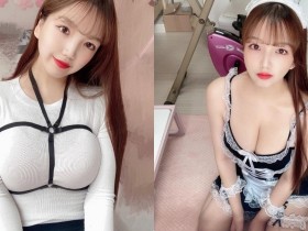 【蜗牛棋牌】繩束巨乳!童顏麻豆「胸前兩大顆好明顯」,養眼畫面眼睛移不開了!