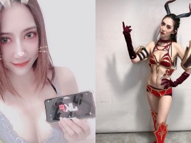 【蜗牛棋牌】電眼女神「潘小盈」化身痛苦女王!兇猛窈窕的火辣曲線,能看不能摸真的讓人很痛苦!