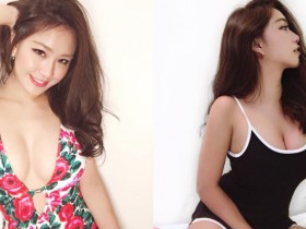 【蜗牛棋牌】「正妹地勤」脫下保守制服顯現爆乳好身材!中空比基尼大露渾圓奶球!