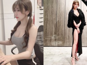 【蜗牛棋牌】性感小宅妹「Nancy韓智恩」爆乳背心打遊戲,出門變身霸道女總裁「美胸長腿」超殺!