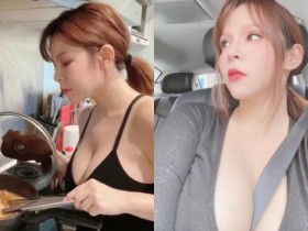 【蜗牛棋牌】料理是要帶給人們幸福!巨乳廚娘「陳香菱」親自爆乳下麵給你吃