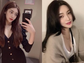 【蜗牛棋牌】IG正妹OL「露深溝喝飲料」,「性感美胸畫面」讓客人都想認識!