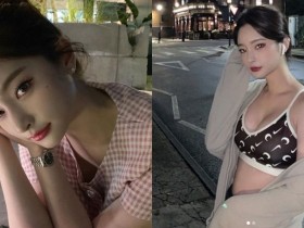 【蜗牛棋牌】男女都被迷倒!時尚正妹「변정하」性感小背心夜跑,姣好體態不看可惜!
