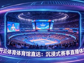 开云体育体育馆直达:沉浸式赛事直播体验