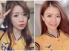 【蜗牛棋牌】充滿活力的啦啦隊正妹「廖小安」,嘟嘴比YA「模樣好萌」,觀眾看了都心動了!