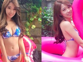 【蜗牛棋牌】這個笑容我可以!巴雷女孩「廖子萱」抱大鳥太性感,讓人一秒就想歪!