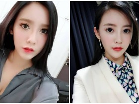 【蜗牛棋牌】大眼正妹MISS MO「事業線好殺」,「渾圓大眼」電力太強大!