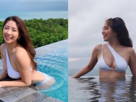 【蜗牛棋牌】辜莞允曬比基尼全身照側胸搶鏡!網留言「有魚尾紋了」她霸氣回應