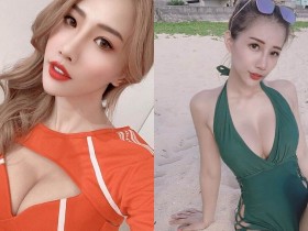 【蜗牛棋牌】長腿正妹「米小米mina」身材好極品,連身比基尼「超凸顯性感S曲線」!
