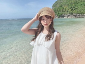 【蜗牛棋牌】F奶女大生偶像「由良朱合」沙灘濕身誘惑 盡情解放「白嫩雪乳」讓人忍不住心動了