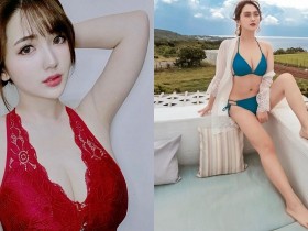 【蜗牛棋牌】熱到快融化!「莫葵 Vika」棉花糖般的美乳海邊曝曬,「白嫩渾圓」像珍珠!