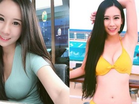 【蜗牛棋牌】這陰影我給過!正妹主持人「佳蓉」緊身上衣「形狀明顯」,身材保養的超火辣!