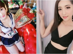 【蜗牛棋牌】拆禮物囉~雙馬尾學生萌妹「Sophy若妘」聖誕趴好會穿,還沒拆就好驚喜
