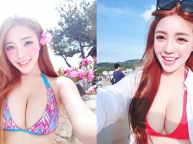 【蜗牛棋牌】兇猛無比!台灣版Angelababy「黃琳」巨美的雙峰壓垮地平線所有男人!