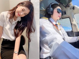 【蜗牛棋牌】「最美機師」天菜級顏值超吸睛,「纖長玉腿」搭甜笑帶網友直接起飛