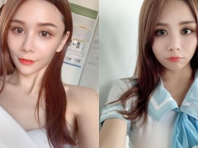 【蜗牛棋牌】正妹「奶茶」淺色制服裝好吸睛,粉絲都好想當她的同學!