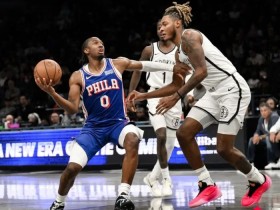 迈博体育 NBA季前赛:篮网114-108击败76人,恩比德6分8失误