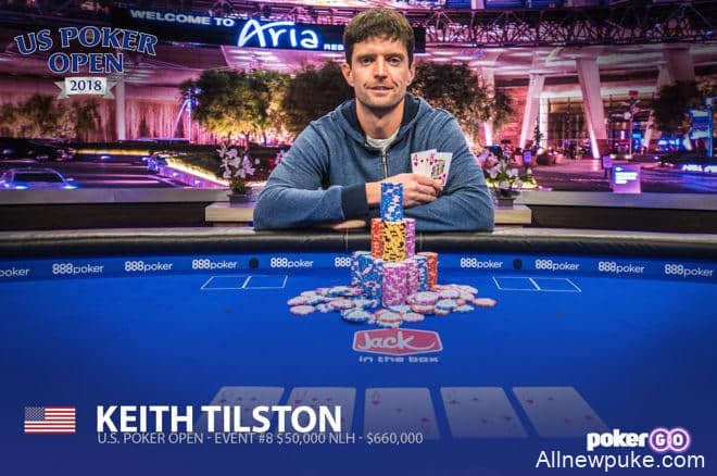 【蜗牛扑克】Keith Tilston取得美国扑克公开赛主赛事冠军