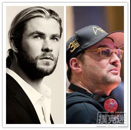 回应？Chris Hemsworth以Phil Hellmuth的装扮出席电影首映礼！
