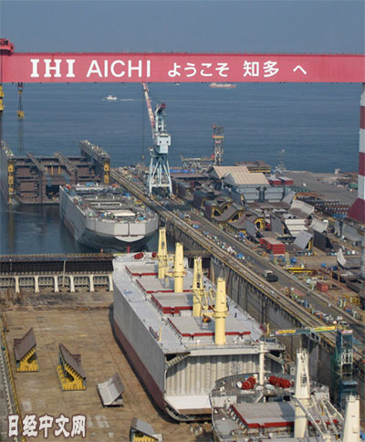 日媒:“日本造船”的象征倒闭 日造船业翻身无望