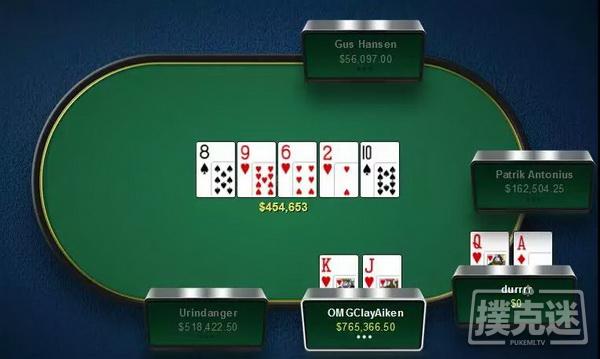 Phil Galfond在线上高额桌打出的5个最大底池
