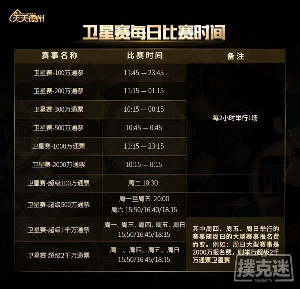 【蜗牛棋牌】周末赛事精彩不断,最新WSOP CHINA赛程出炉!