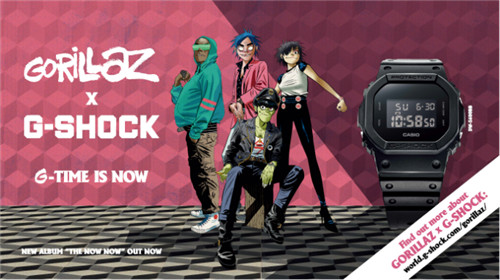 经典与传奇 风潮再起——G-SHOCK×GORILLAZ推出合作限量礼盒