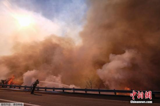 美加州山火致逾40死 特朗普宣布实行重大灾害制度