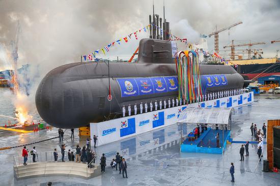 韩3000吨级潜艇完成初步设计 首次使用韩产锂电池